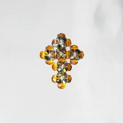  - Brooch Pualani -  - Laiton argenté